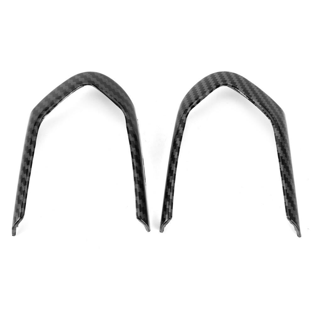 Carbon Fiber Style Steering Wheel Button Frame For 5 Series F10 F18 2013-2017 9451359380700