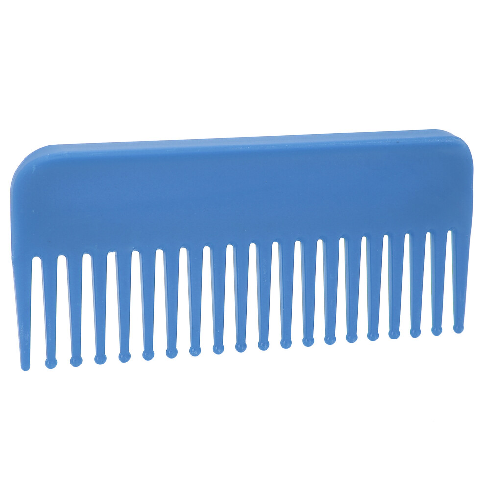 Blue Wide Tooth Detangling Comb, 15.3X6.8cm For Wet & Dry Hair