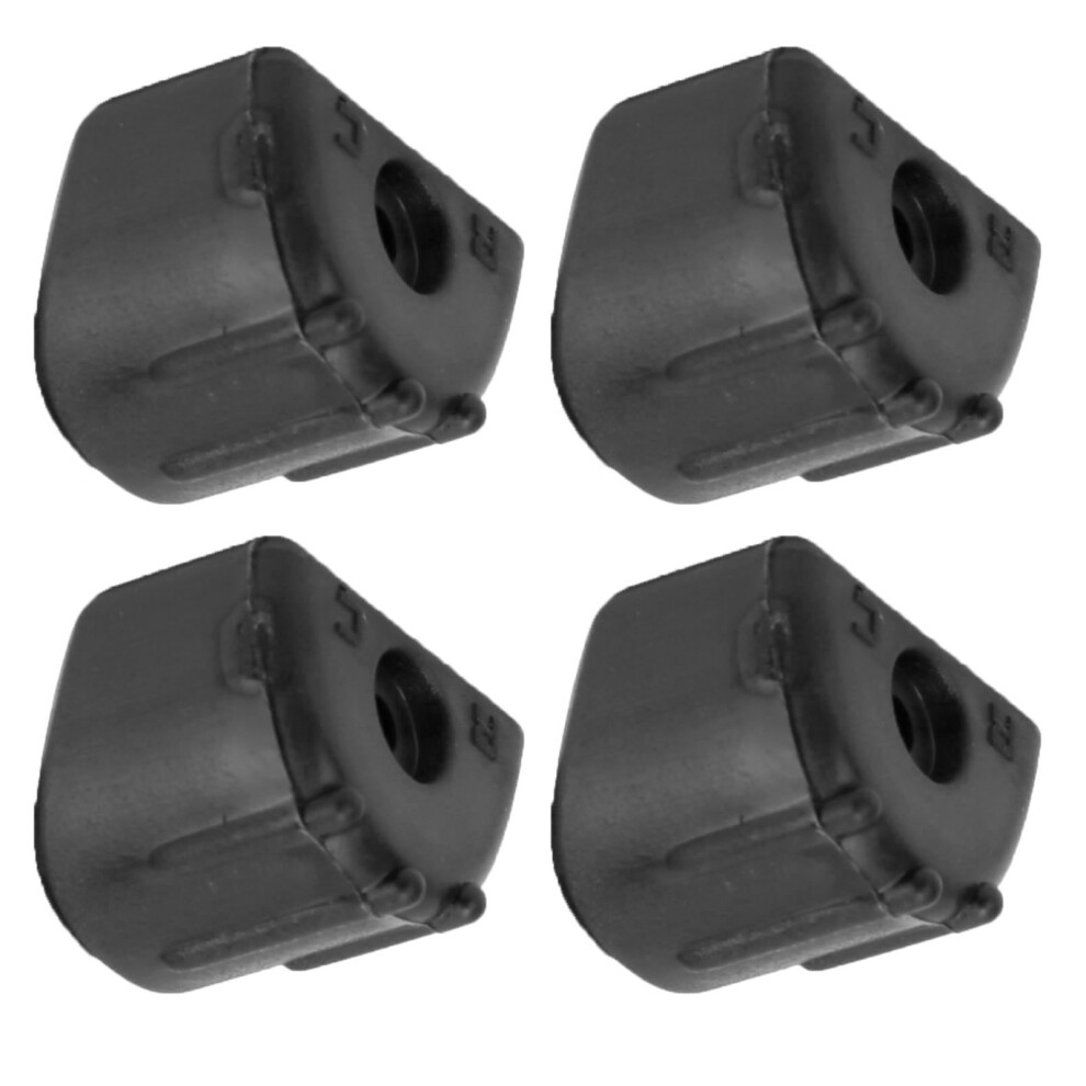 4Pcs Rc Shock Absorption Covers For 1/8 Remote Control Cars Black 8141359385201