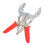 4" Car Auto Piston Ring Compressor Pliers Expander Installer Tool Red Silver 5