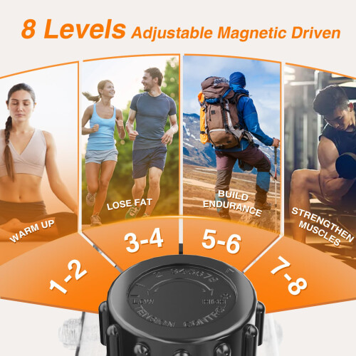 Cyclette Magnetica D Nera per Allenamento Casa 2
