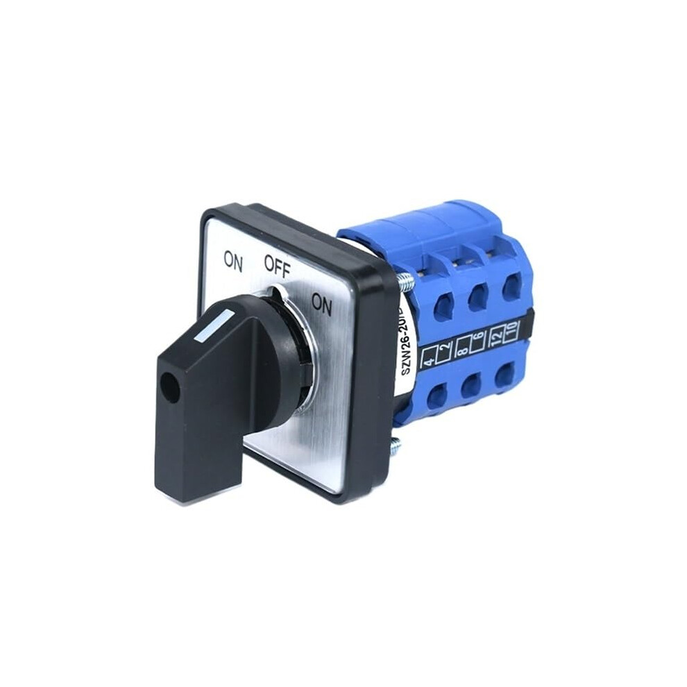 Szw26/Lw26-20 3No3nc Changeover Switch Dual Power 3-Gears On/Off/On Button Positions 48Mm Panel 9067246609672