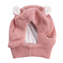 Dog Neck and Ear Warmer for Large Dogs Anxiety Relief and-Pink