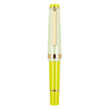 Short Resin Fountain Pen for Student Adult-Light Yellow