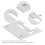 Iron Needle Plate for Overlock Sewing Machine Replacement Accessories 6