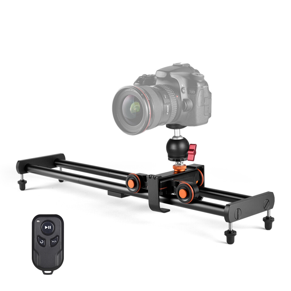 Andoer Camera Video Slider Kit 60Cm Auto Dolly + Remote Control, 3-Speed 4651359387876
