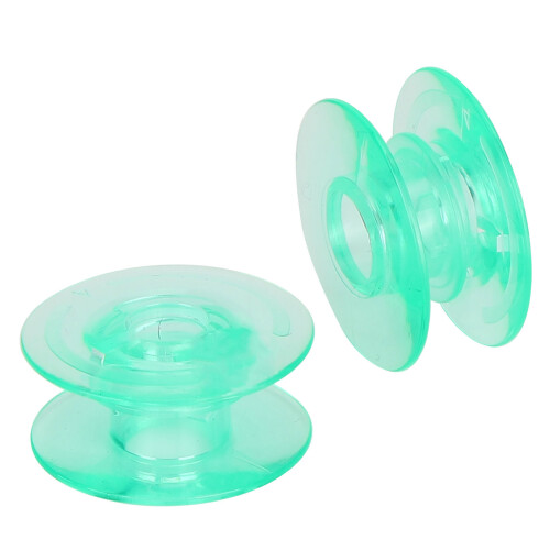 2Pcs Transparent Plastic Sewing Bobbin Replacement for Viking Machines