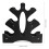 Home Gym Dumbbell Holder - 6 Slots Sturdy Triangle Support PP Plastic 4