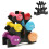 Home Gym Dumbbell Holder - 6 Slots Sturdy Triangle Support PP Plastic 5