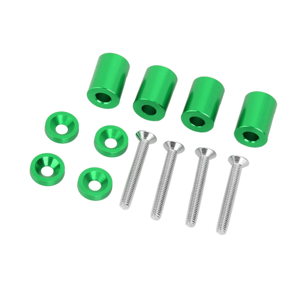 Aluminum Alloy Engine Hood Ventilation Spacer Riser 6Mm Green 7631359388698