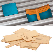 7 Stück Acryl-Geldbörsen-Schablonen-Set für Leder- und Gepäckmusterherstellung