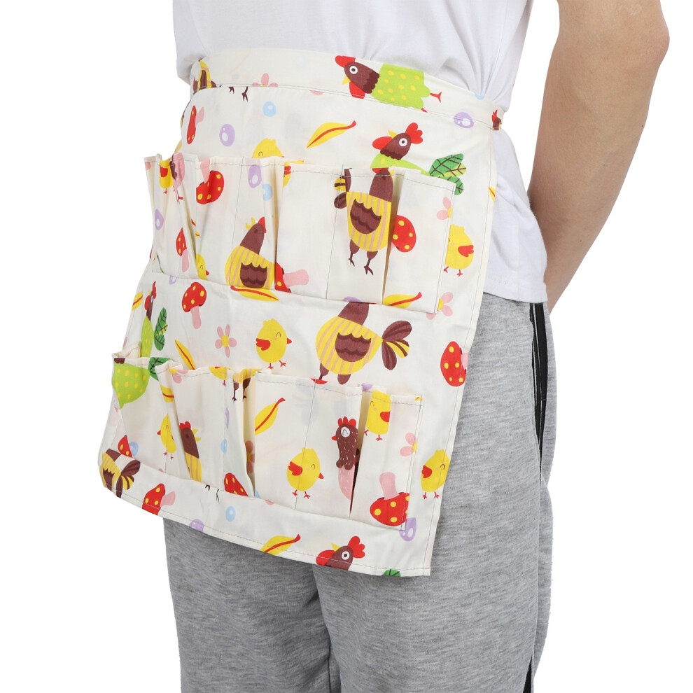 Durable Egg Gathering Apron With Multiple Pockets For Chicken Eggs Collection 4981359391215