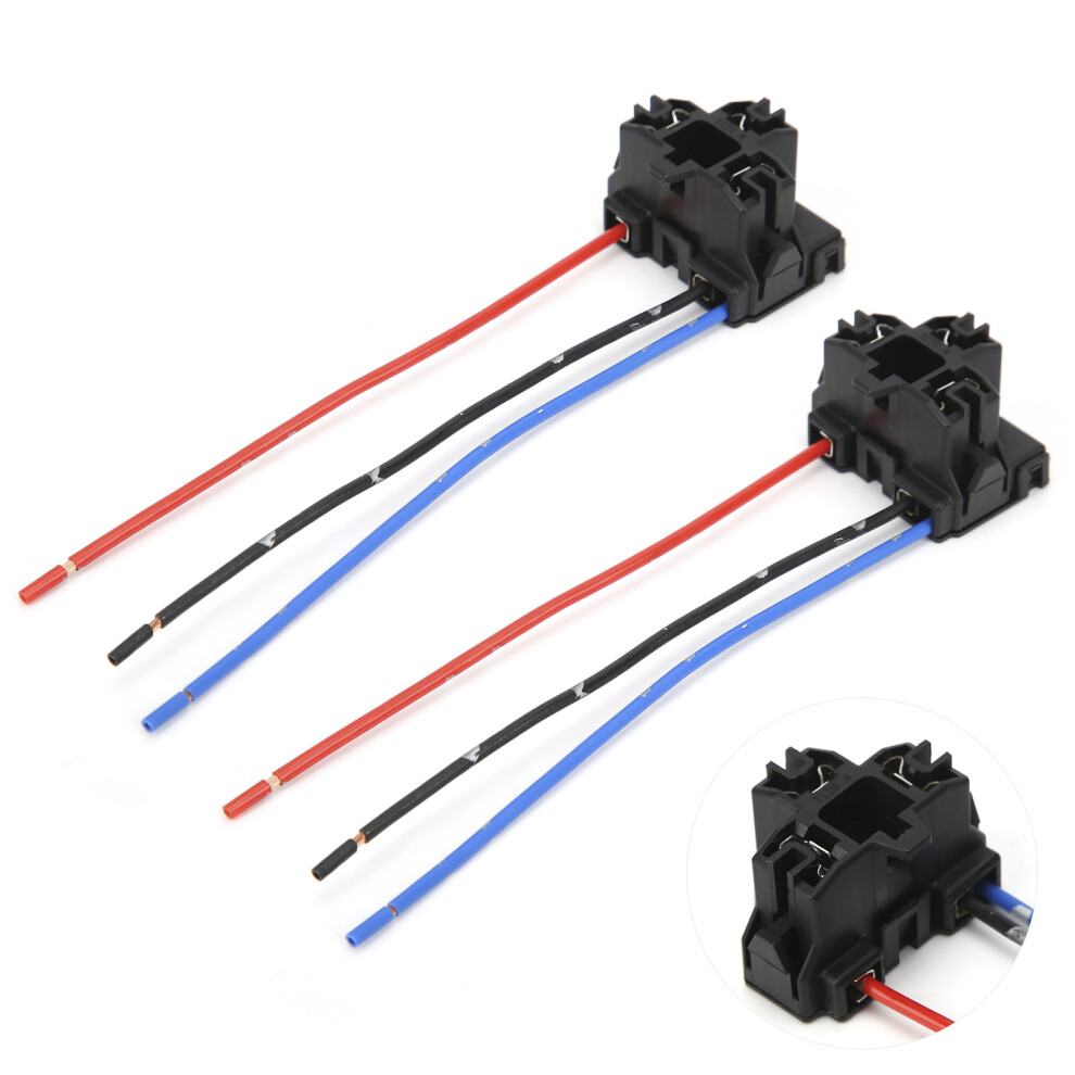 High Heat Resistant H4 Female Socket 2Pcs Copper Wire Plug & Play 12 Volt 4251359392650