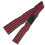 Protective Black & Red Stripe Elbow Wrap: Compression Support 13