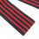 Protective Black & Red Stripe Elbow Wrap: Compression Support 12