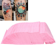 125 Stück Waterproof Einweg-Tattoo-Tischdecke, Pink, 33,5x45cm