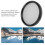 Junestar 52 mm CPL Objektivfilter für DSLR-Kameras – Polarisationsfilter 7