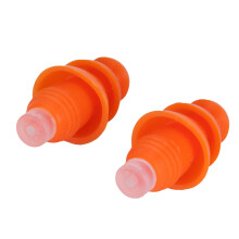 Waterproof Noise Reducing Ear Plugs for Swimmers Orange Box Included