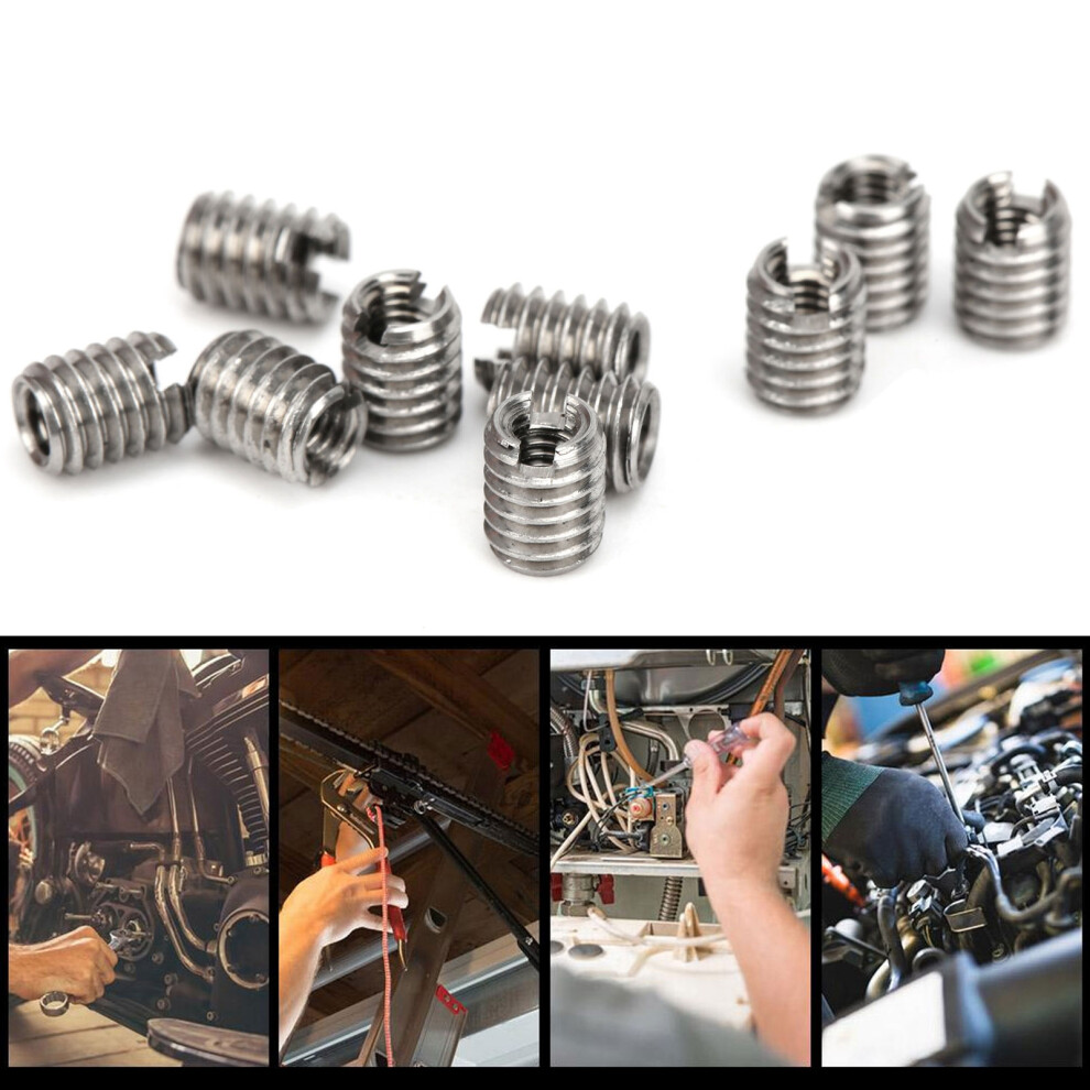 10Pcs Stainless Steel Nut Insert Reducing Socket For Thread Conversion 5061359396188