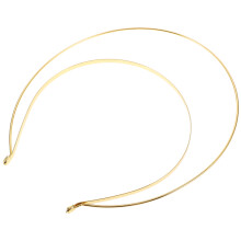 Golden Double Wire Metal Headband DIY Crown for Costume Use