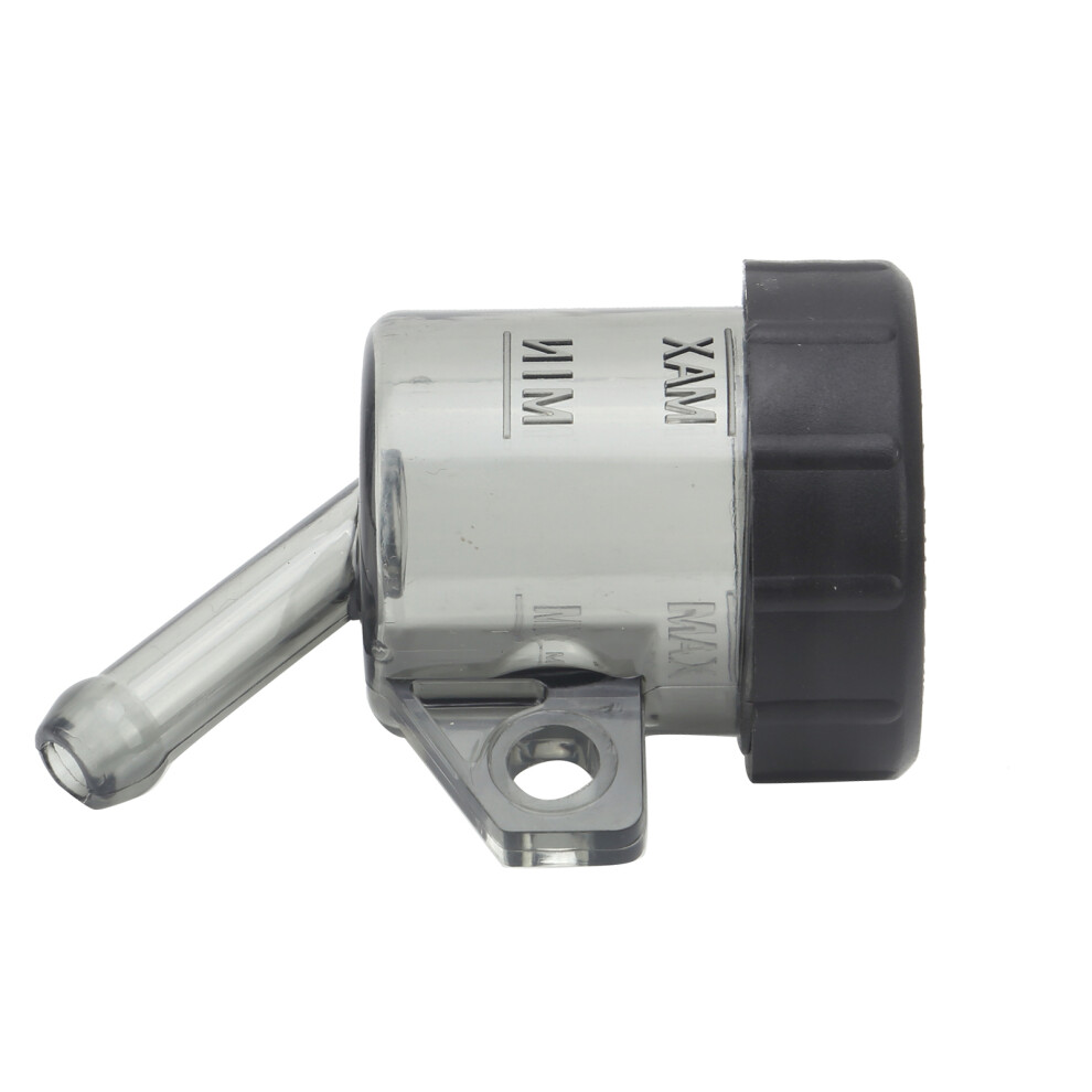 Universal Motorcycle Brake Fluid Reservoir Tank 100Ml Smoky Transparent 8461359397760