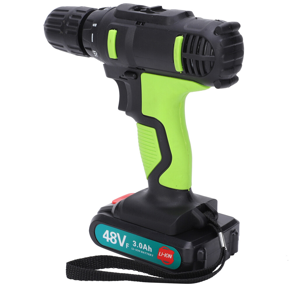2-Speed Lithium Electric Drill, 1800mAh, 12mm Chuck