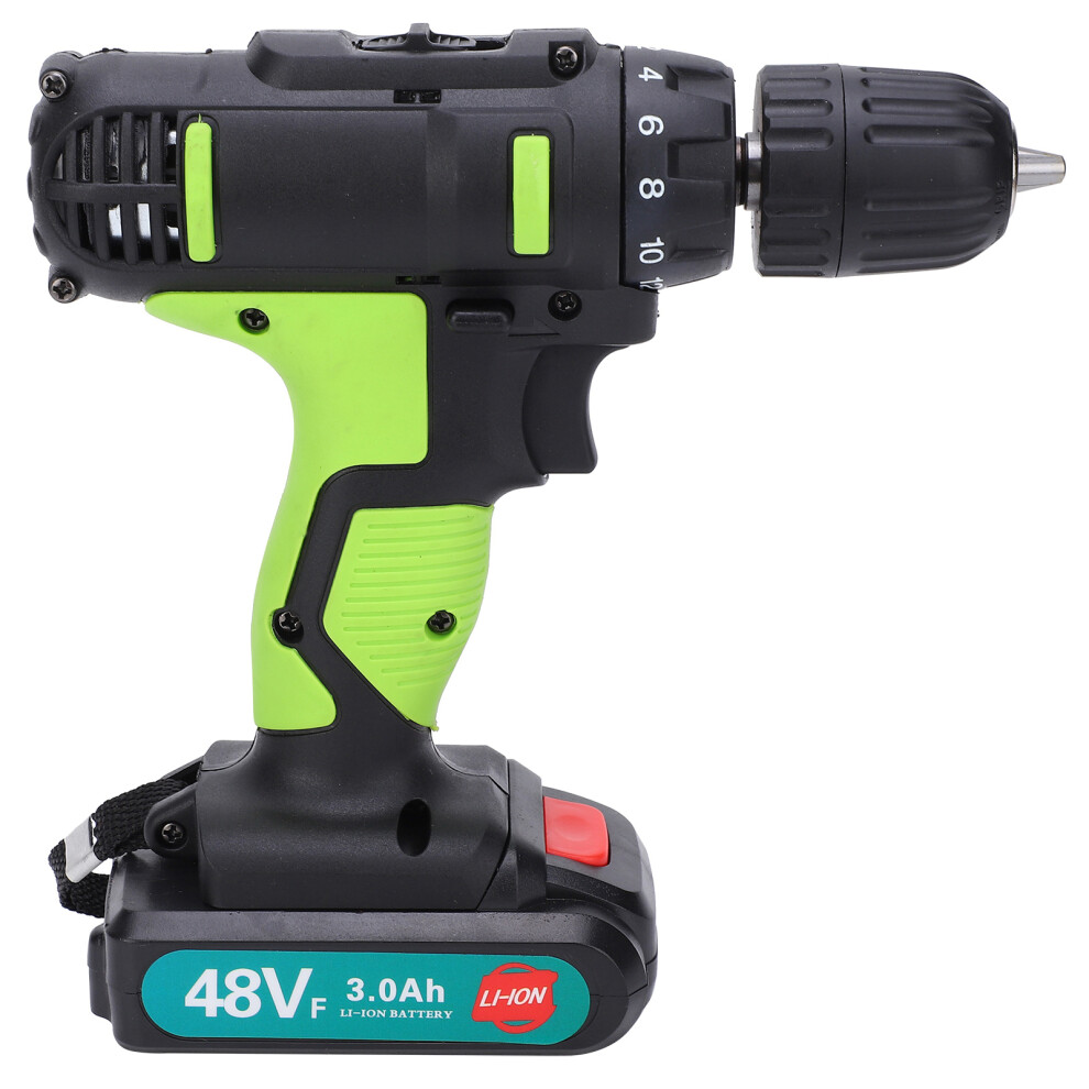2-Speed Lithium Electric Drill with 1800mAh Battery, 12mm Chuck
