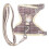 Adjustable EscapeProof Cat Vest Coffee Pattern Breathable 3.58kg Fit 2