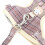 Adjustable EscapeProof Cat Vest Coffee Pattern Breathable 3.58kg Fit 12