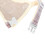 Adjustable EscapeProof Cat Vest Coffee Pattern Breathable 3.58kg Fit 3