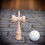 Ξύλινο παιχνίδι για υπαίθρια αθλήματα Kendama Παιχνίδι μπάλα για παιδιά και 3