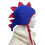 (Μπλε)Dinosaur Beanie Funny Hat Dinosaur Earflap Καπέλο Πλεκτό καπέλο δεινοσαύρων Καπέλο Mohaw 1