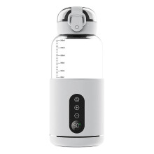 Kannettava vedenlämmitin äidinmaidonkorvikkeelle, 300 ml:n tilavuus, tarkka lämpötilan säätö, sisäänrakennettu akku, WStyle EWhite SZRH A-GB