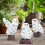3Pcs Nette Mini Simulation Eule Decor Künstliche 3