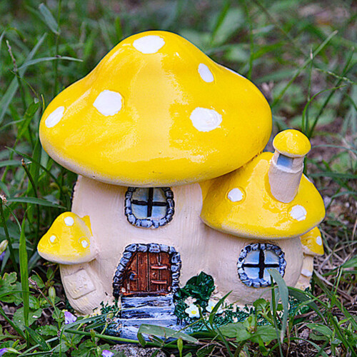 Simulation Miniatur Pilz Dekor Hause Harz Bonsai 2