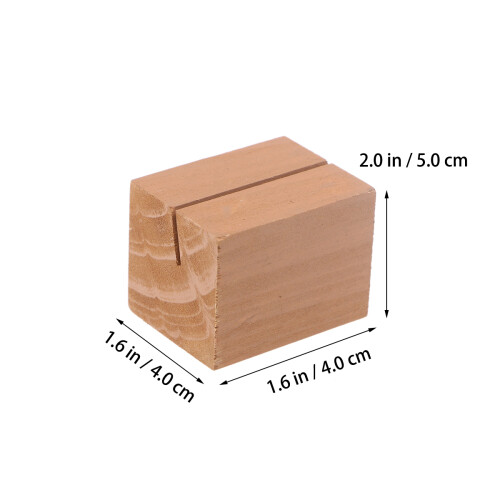 10 pezzi segnaposto in con marrone chiaro 1