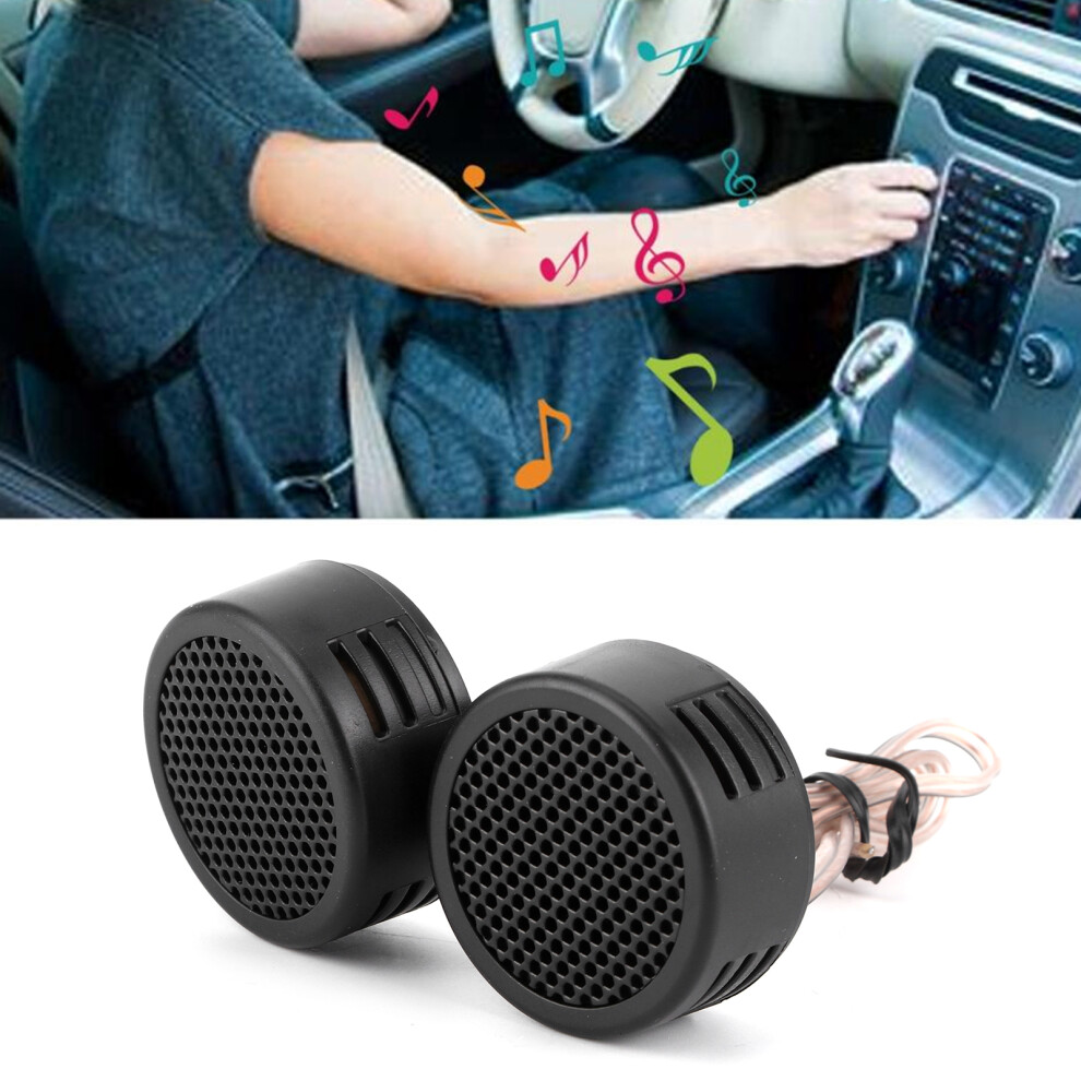 2Pcs 12V 500W Mini Car Tweeter Speakers - Clear Sound & High Power 7671359406084