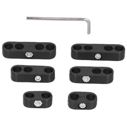 High Temp 7mm/8mm Spark Plug Wire Separators Kit for Ford, Mopar, Chevy 1