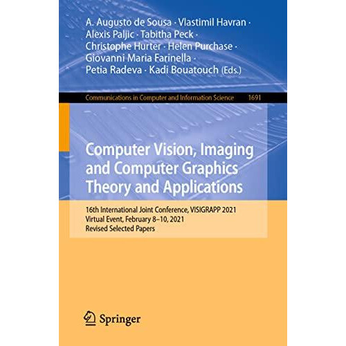 Computer Vision Imaging and Computer Graphics Theory and Applications
