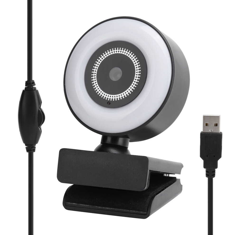 A40 Full Hd 1080P Webcam With Ring & Clear Audio For Meetings Light 8431359407714