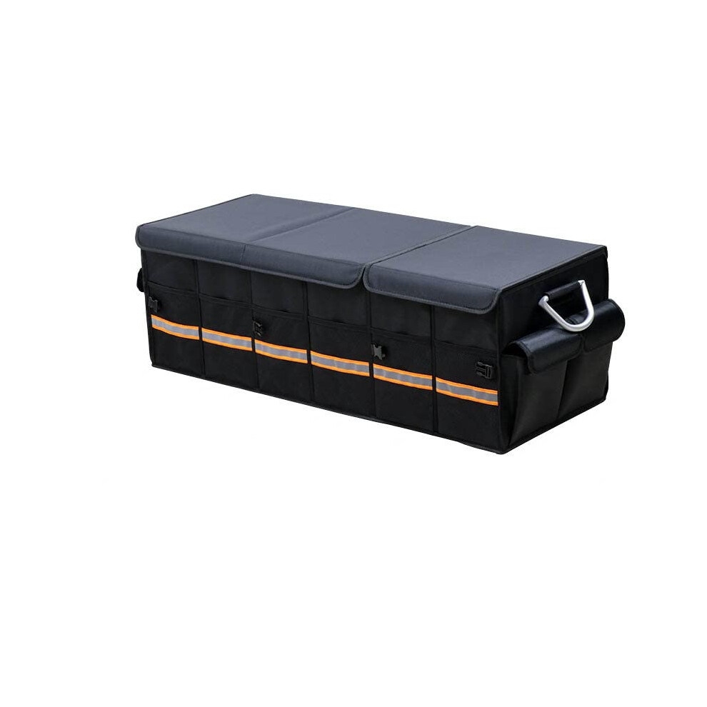 Car Boot Organiser Foldable Large Capacity Back Seat Storage For Cadillac Escalade Lyriq Srx Sts Xlr Xt4 Xt5 Xt6 Xts 9339159079447