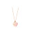(Style H) Mini Double Heart Tag Pendant Necklace 1