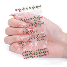 Holiday Nail Art Stickers Christmas Waterproof Nail-ZE0645