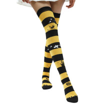 Over Knee Thigh Socks Novelty Hosiery-horizontal stripe pr