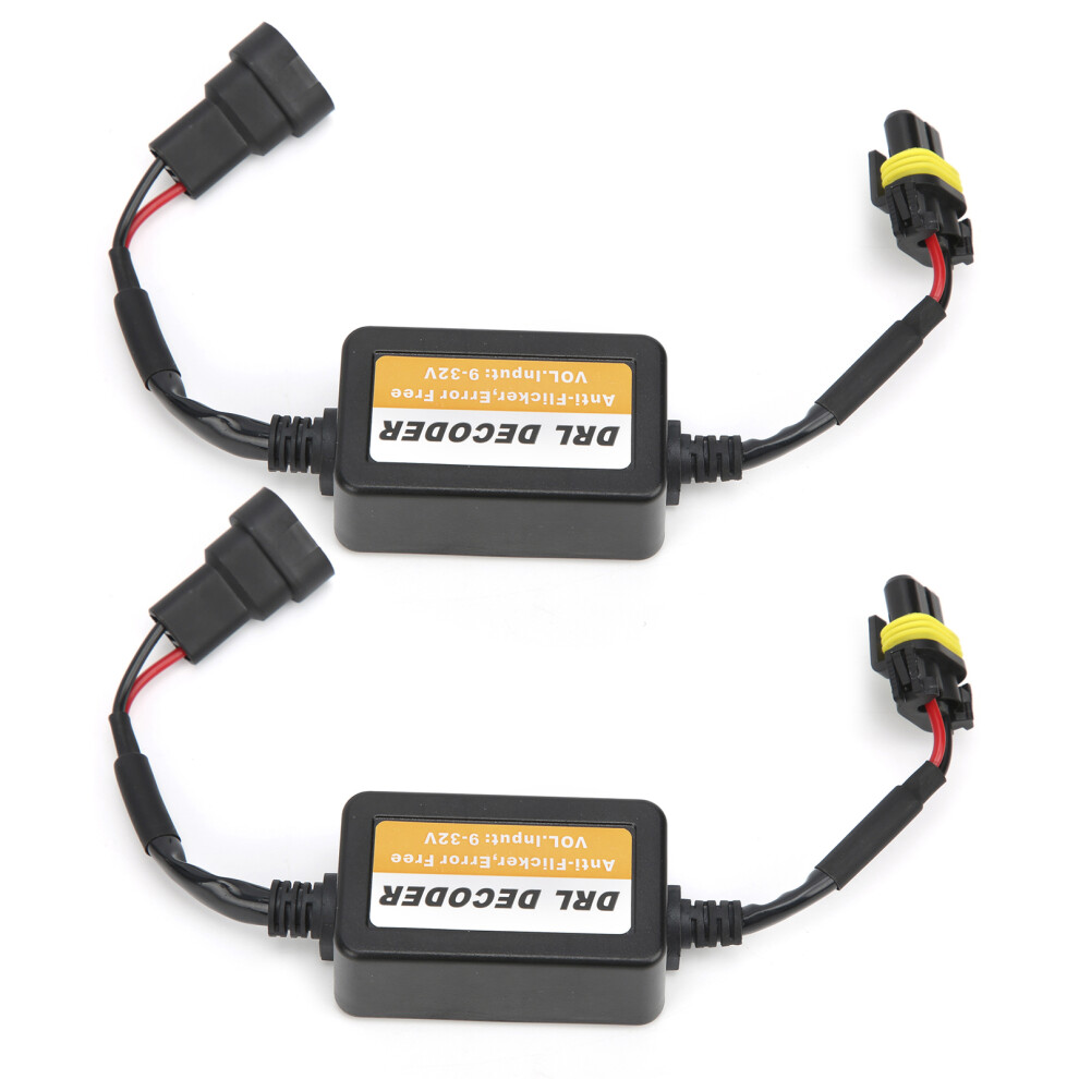 Universal Daytime Running Decoder 9006 Led Anti-Flicker 9-32V Light 9461359409936