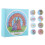 Round Tarot Deck Divination Playing Cards, 8cm, English Version 15