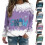 Oversized Sweatshirt Spring Womens Casual Pullover-F8 XXL 3