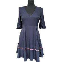 Tommy Hilfiger Robe Au-Dessus Du Genou Élégante Confortable Bleu Marine 36
