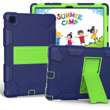 Étui pour Samsung Galaxy Tab A8 10.5" (2021) Renforcé Bleu Marine et Vert