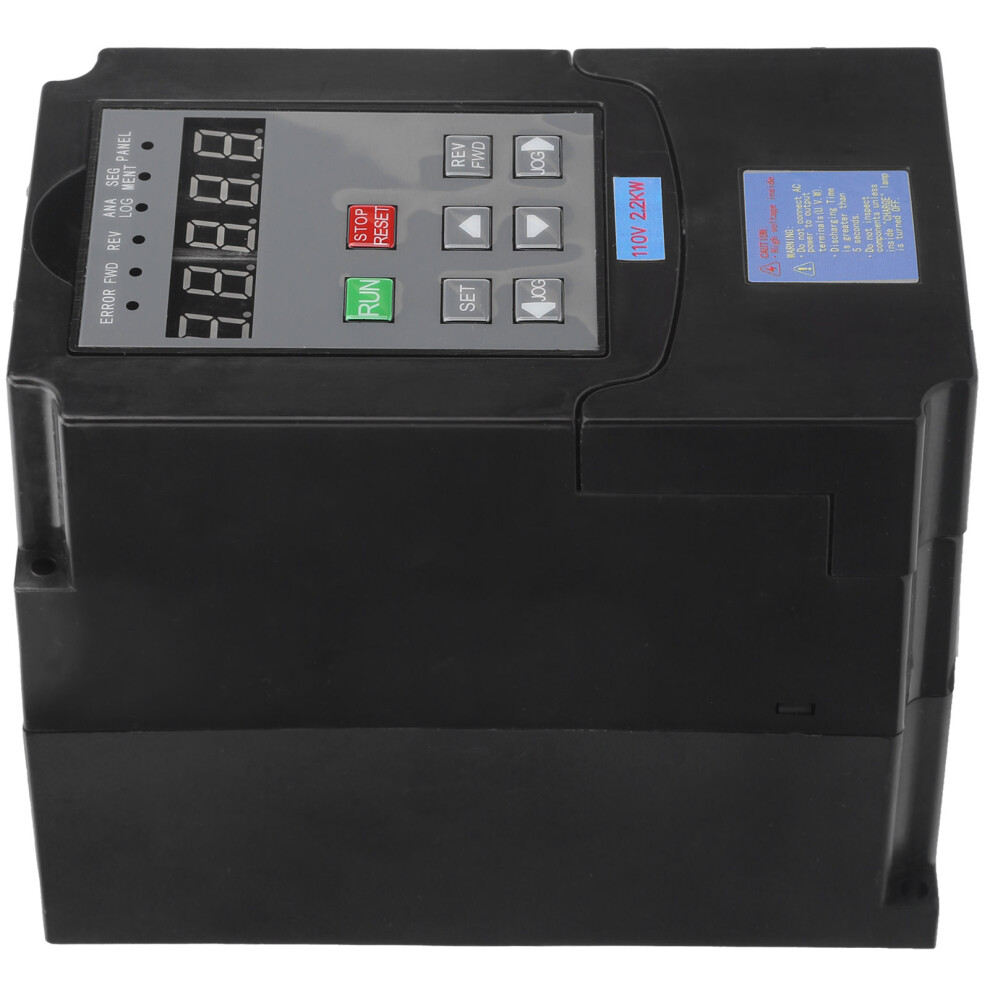 Frequency Inverter 2.2Kw 3Phase Output A2-4022M 14X11.5x8.5cm 4921359413036
